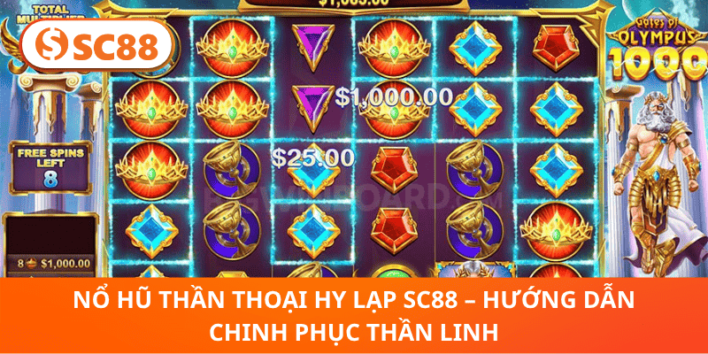 Nổ Hũ Thần Thoại Hy Lạp SC88 – Hướng Dẫn Chinh Phục Thần Linh